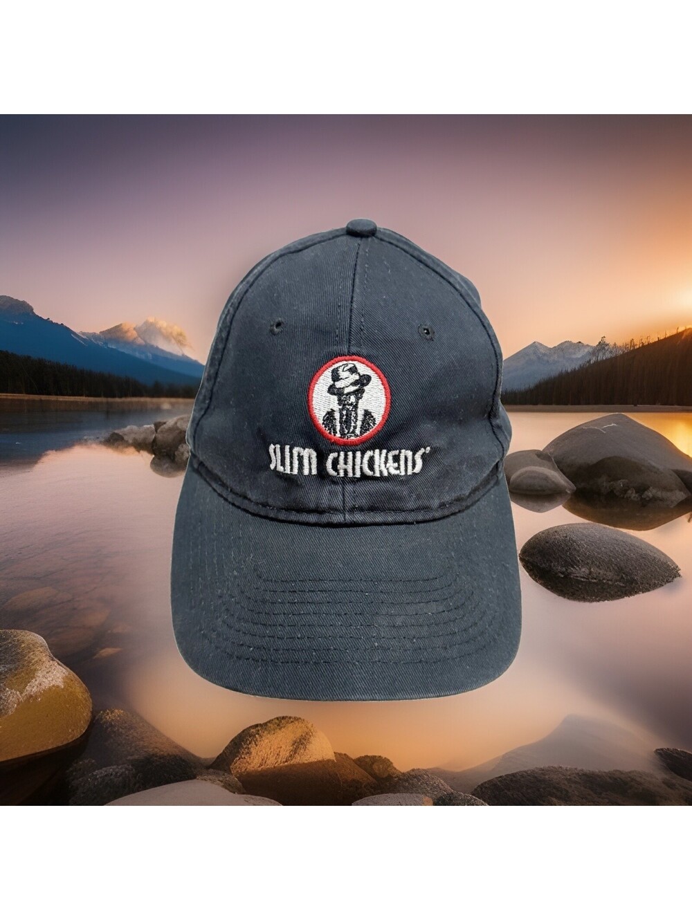 Slim Chickens Buttermilk Hand Breaded Chicken Tenders Dipping Sauce Baseball Cap